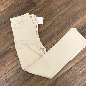 A.L.C. Off-White Denim Pants NWT
